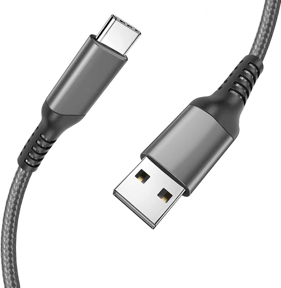 10FT USB Type C Charging Cable in Grey