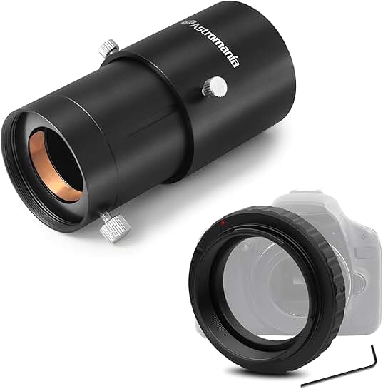 Metal T-Ring Adapter for Canon DSLR with 2-inch Universal Adapter