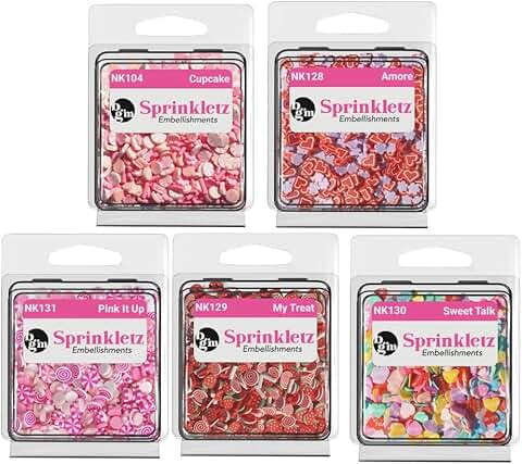 3,000 Tiny Polymer Clay Embellishments for Crafts and Scrapbooking