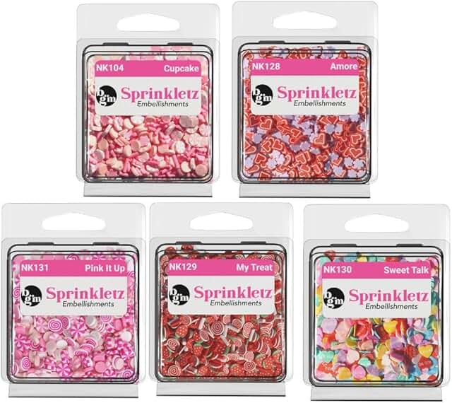 3,000 Tiny Polymer Clay Embellishments for Crafts and Scrapbooking