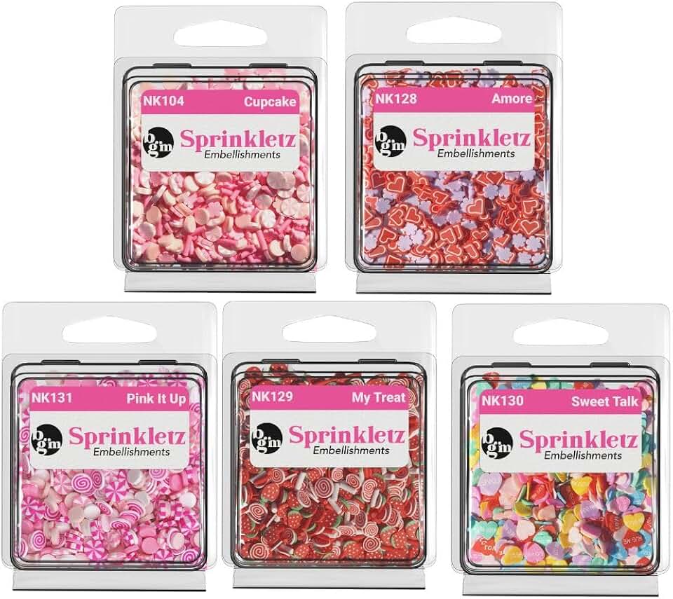 3,000 Tiny Polymer Clay Embellishments for Crafts and Scrapbooking