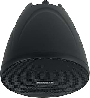 Black 4-inch Hanging Pendant Speaker for Indoor Use