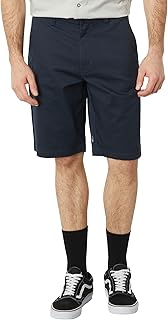 Men's Dark Navy 21" Modern Fit Chino Shorts, Size 36