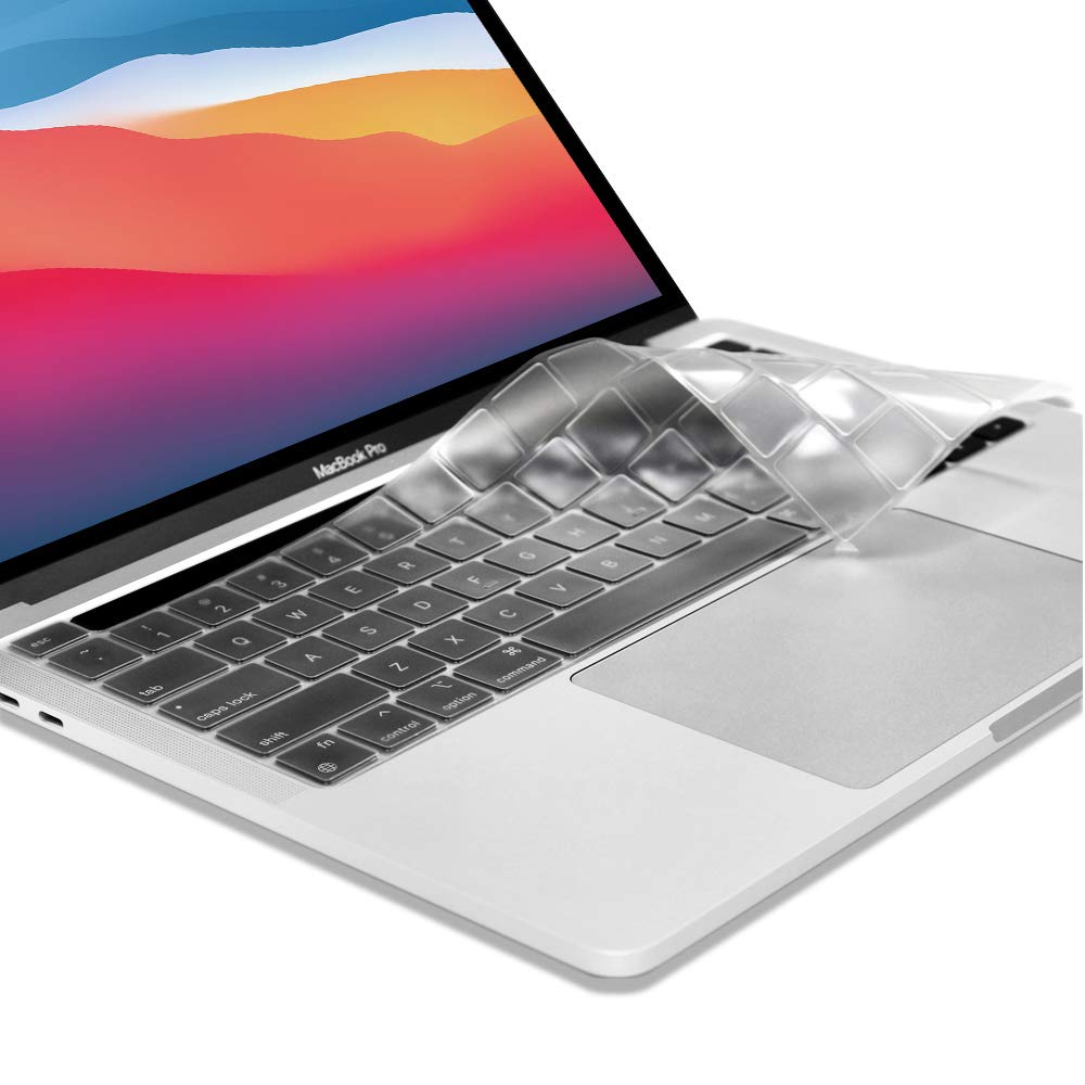 Transparent ultra-thin keyboard cover for MacBook Pro 13-inch
