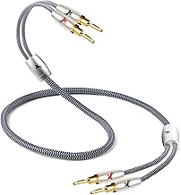High-End 6.56ft Speaker Cable with Banana Plugs