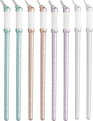 Disposable Microblade Sampler Pack with Ruler, 8 Pack