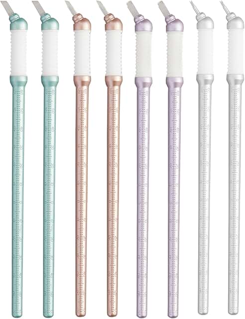 Disposable Microblade Sampler Pack with Ruler, 8 Pack