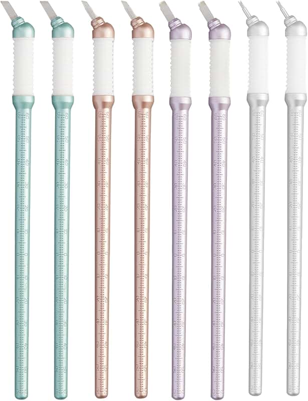 Disposable Microblade Sampler Pack with Ruler, 8 Pack