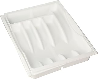 Adjustable White Rubbermaid Cutlery Tray
