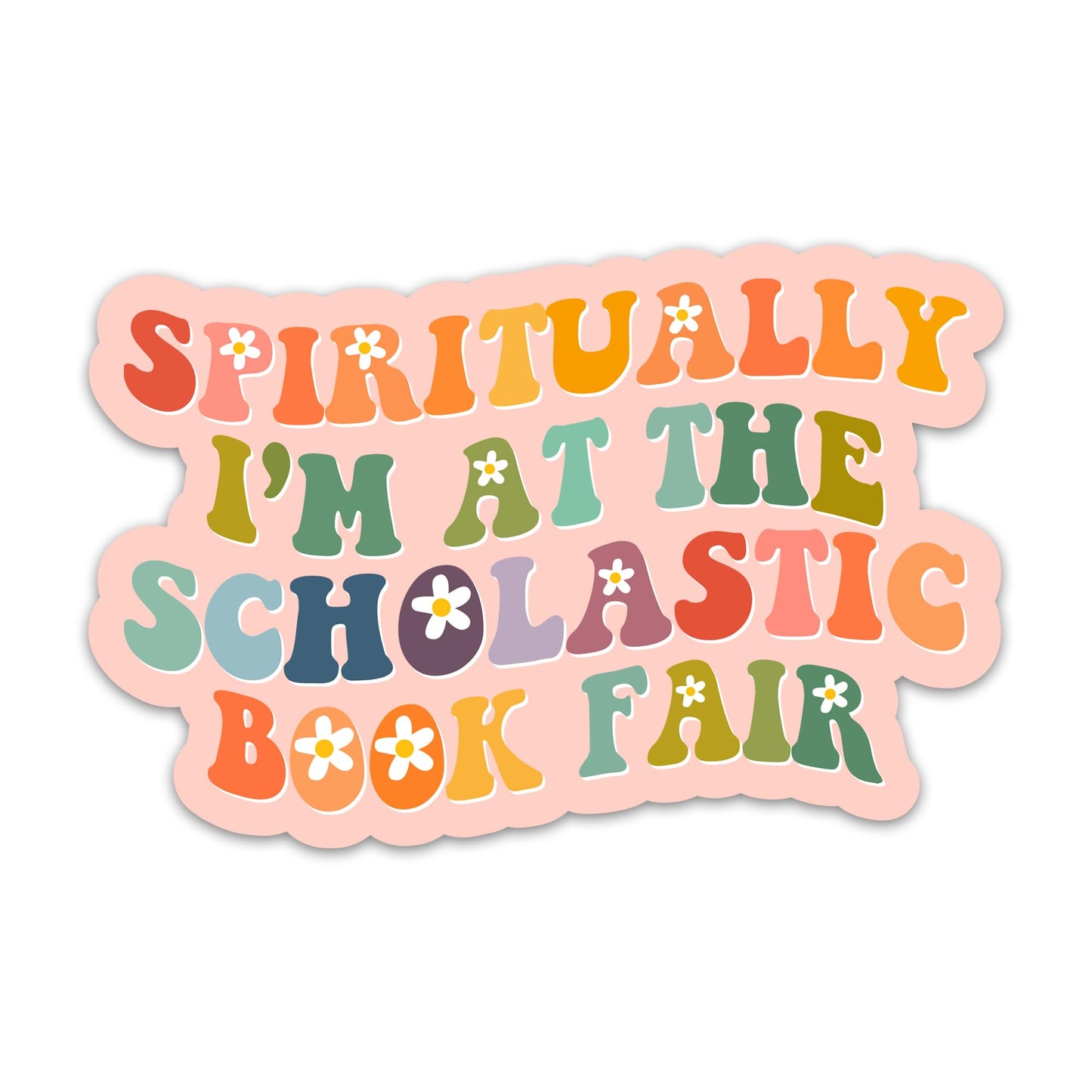 Colorful Book Lover Stickers, 3 Pack, Waterproof Vinyl