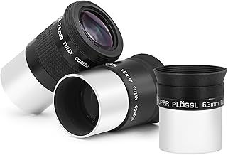 6-Piece 1.25" Telescope Eyepiece Set with Multi-Coated Lenses