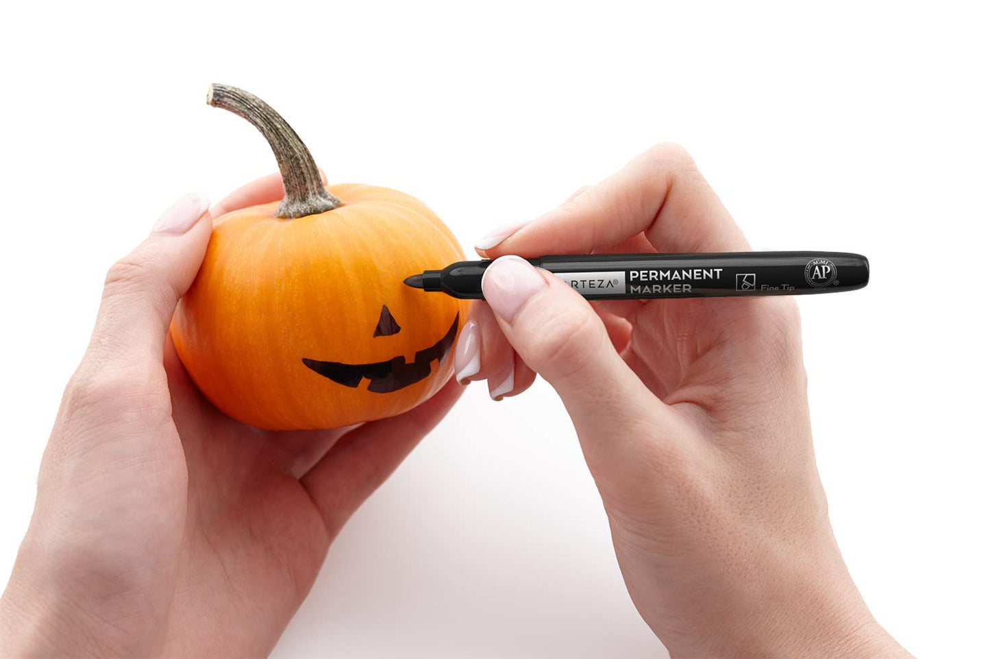 Set of 60 Waterproof Fine Tip Black Markers