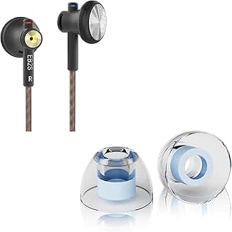 Wired Earbuds with 15.4mm Drivers and Soft Silicone Tips