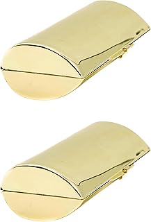 Set of 2 capsule lipstick cases with glass mirror
