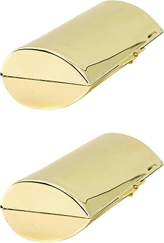 Set of 2 capsule lipstick cases with glass mirror