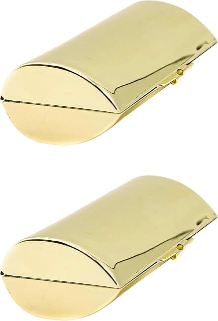 Set of 2 capsule lipstick cases with glass mirror