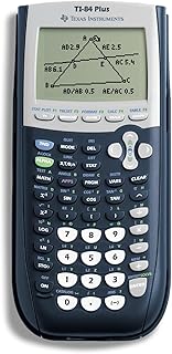 Black graphics calculator with 2.8-inch screen