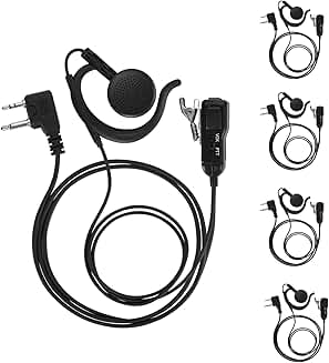 Earpiece VOX for Walkie Talkie 2-Way Radio (5 Pack)