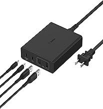 108W GaN Desktop Charger with 2 USB-C and 2 USB-A Ports