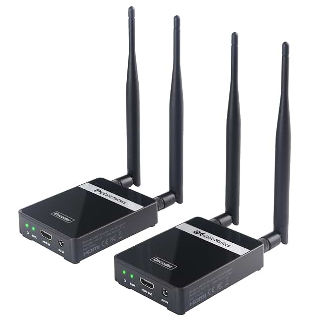 Wireless HDMI Extender with IR, 330ft, 1080p at 60Hz
