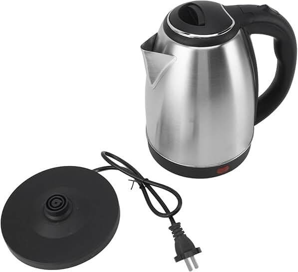 2L 1500W Stainless Steel Electric Kettle with Auto Shut Off