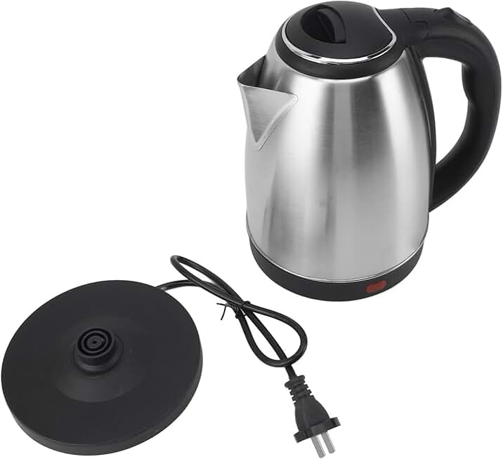 2L 1500W Stainless Steel Electric Kettle with Auto Shut Off