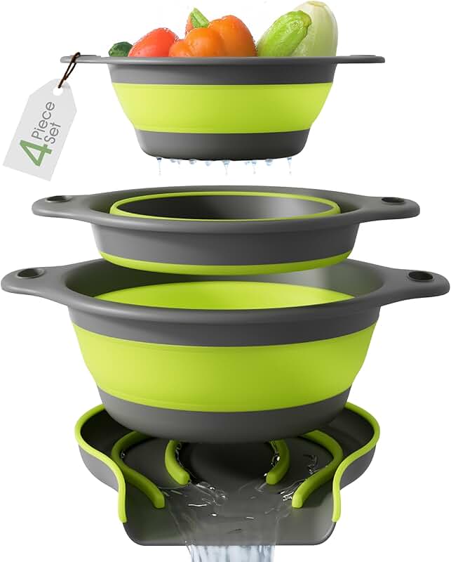 3-Tier Adjustable Kitchen Corner Shelf Organizer