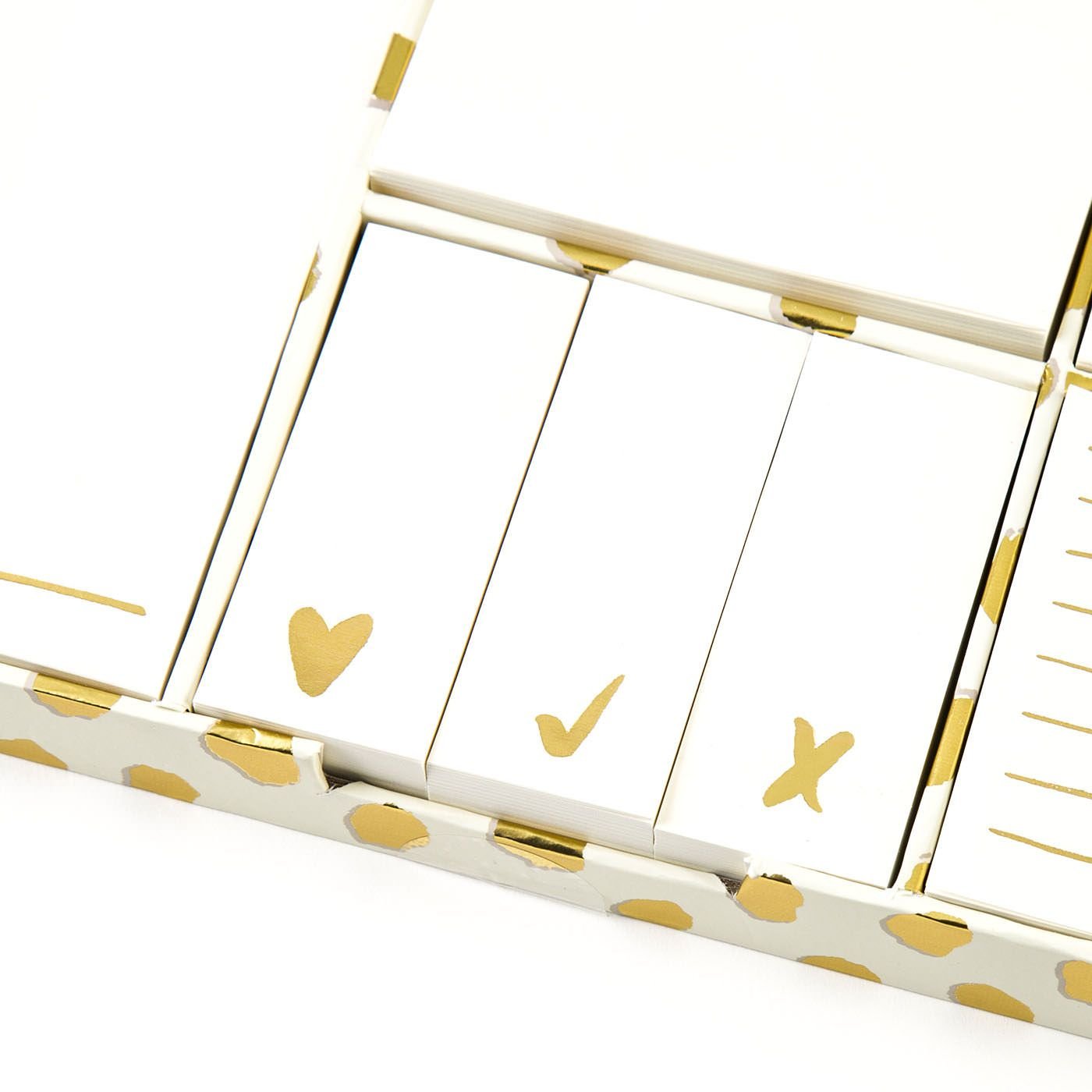 Women's Flamingo Dot Gold Sticky Note Set