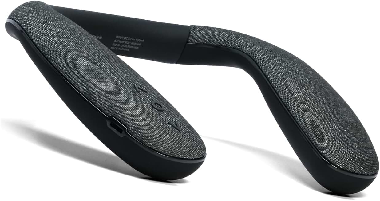 Wireless Neckband Speaker with 3D Stereo Sound and 12-Hour Play
