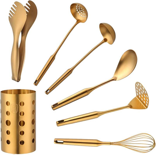 10-piece silicone cooking utensil set for kitchen use