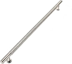 15 Inch Solid Knurled Nickel Cabinet Drawer Pull