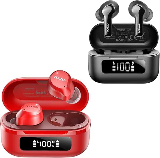 Wireless NC9 Earbuds with Noise Cancellation