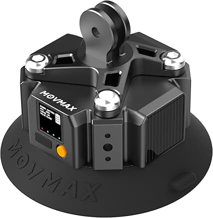 Solar-Powered Electronic Suction Cup Camera Mount