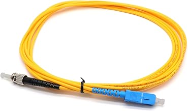 2-Pack Single-Mode Fiber Patch Cables, ST to SC