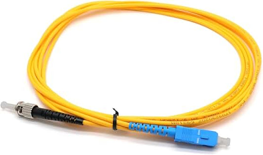 2-Pack Single-Mode Fiber Patch Cables, ST to SC