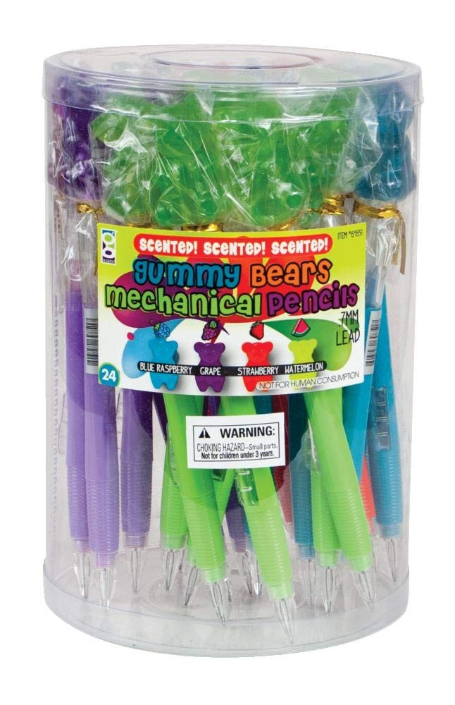Gummy Bear Scented Mechanical Pencils, Pack of 24