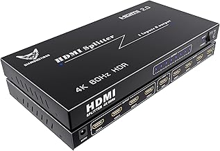 8-Port 4K HDMI Splitter with 8 Outputs