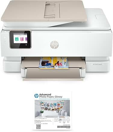 Wireless Color All-in-One Printer with Bonus Ink and Photo Paper