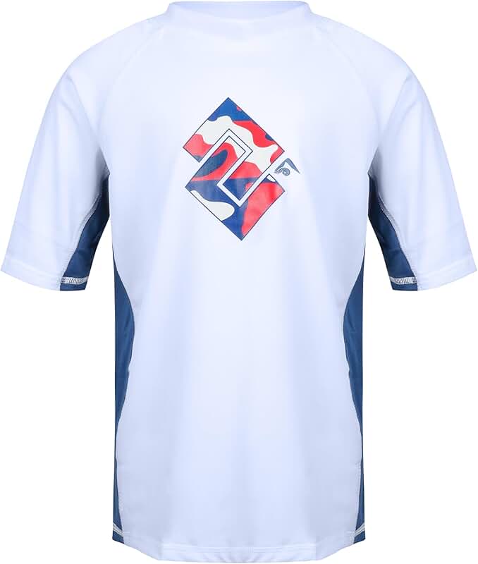 Boys Sun Protective Rashguard Swim Shirt