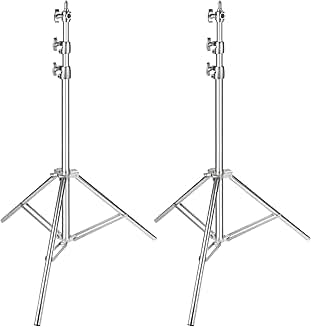 Heavy Duty 79-Inch Light Stand Set with Adapter