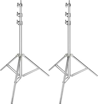Heavy Duty 79-Inch Light Stand Set with Adapter