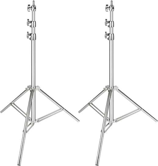 Heavy Duty 79-Inch Light Stand Set with Adapter