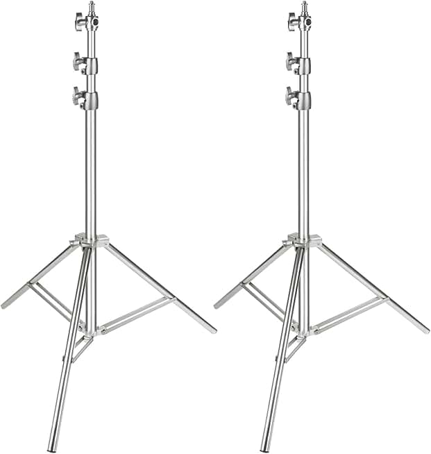 Heavy Duty 79-Inch Light Stand Set with Adapter