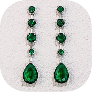 Elegant Bridal Cubic Zirconia Dangle Earrings