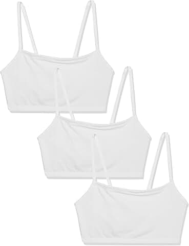Women's Cotton Spaghetti Strap Sports Bra for All-Day Comfort
