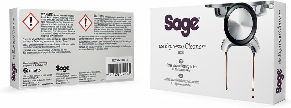 Espresso Cleaning Tablets, 8 Pack