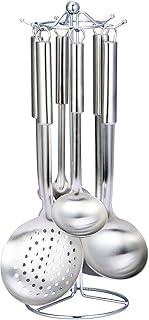 Stainless Steel Cooking Utensil Set with Ladle Spatula Skimmer