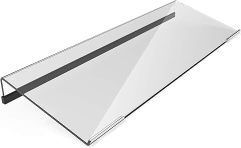 Acrylic Tilted Keyboard Stand for Ergonomic Typing
