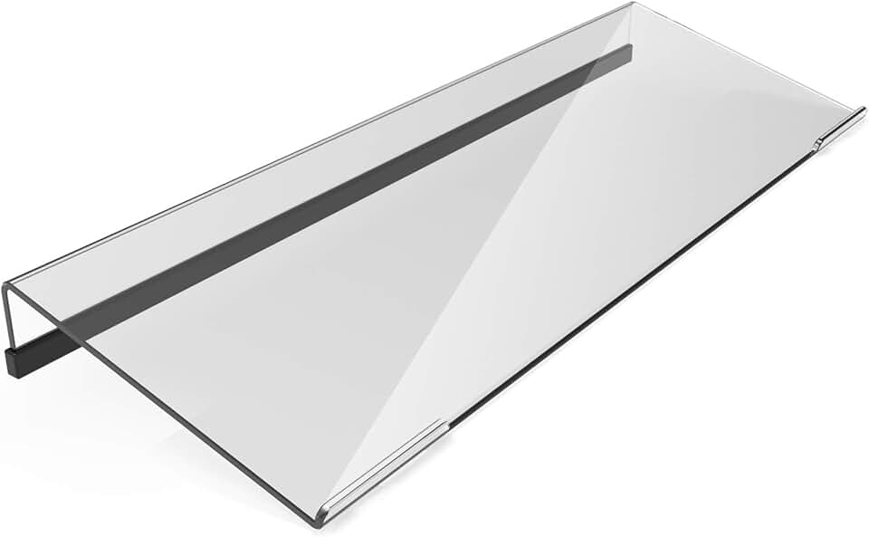 Acrylic Tilted Keyboard Stand for Ergonomic Typing