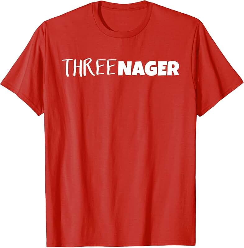 Funny T-Shirt for Three-Year-Olds